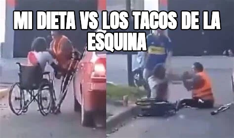 mi dieta vs los tacos de la esquina
