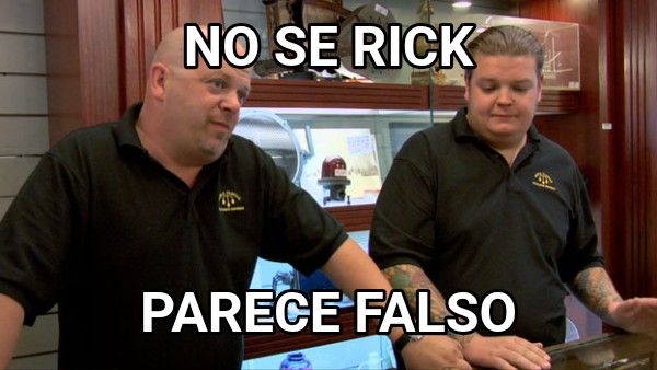 No se Rick Parece Falso