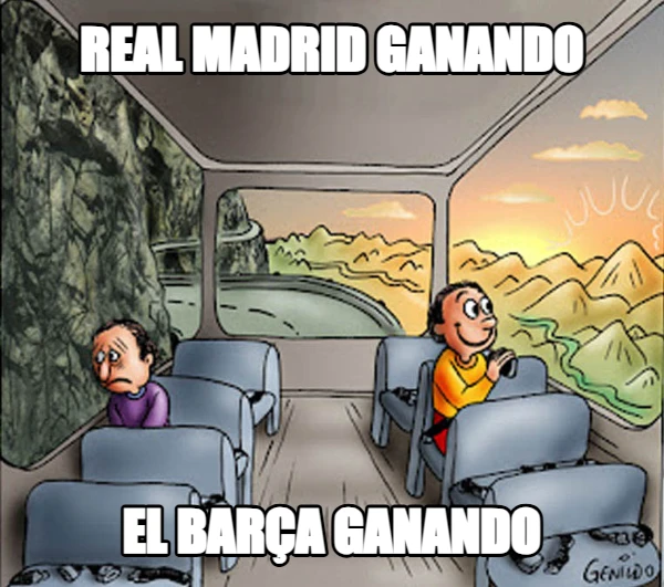 REAL MADRID GANANDO EL BARÇA GANANDO
