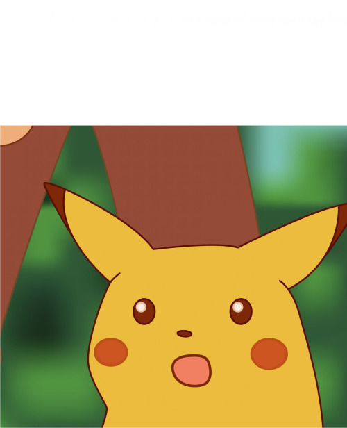 Pikachu Sorprendido